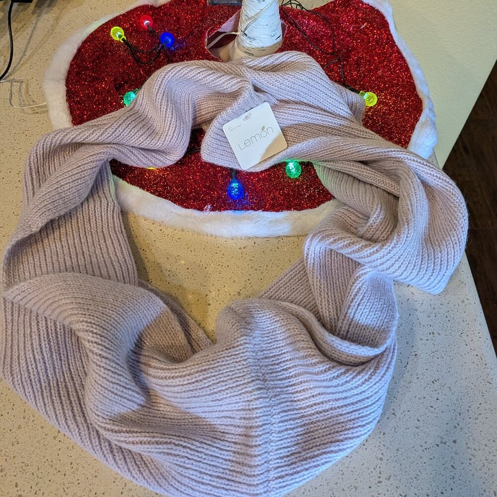 Lemon Brand Infinity Scarf NEW